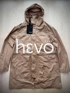 未使用 Hevo イーヴォ フード付きブルゾン 50 ベージュ 2025年最新】HEVO モッズコートの人気アイテム - メルカリ