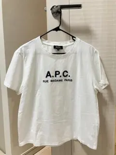 A.P.C. ロゴ刺繍 Tシャツ ホワイト Sサイズのサムネイル