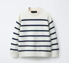 【新品タグ付】ZARA KIDS ザラキッズ ストライプ柄ニットセーター 152