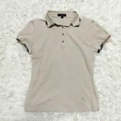 Burberry LONDON ポロシャツ ホースロゴ ノバチェック 半袖