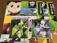 ハンターハンター 銀だこ コラボ キルア ゴン　カード　スリーブ付き　セット