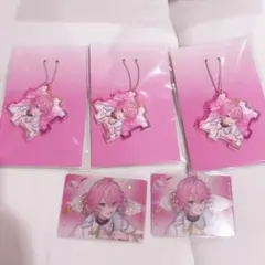 すとぷり さとみ パズルキーホルダー ホログラムクリアカード セット