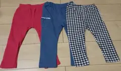 女の子　90cm　薄手　ロングパンツ　ボトムス　長ズボン　まとめ売り　セット