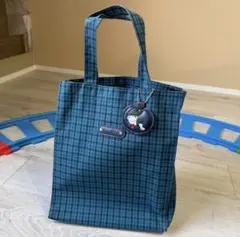 familiar チェック柄トートバッグ