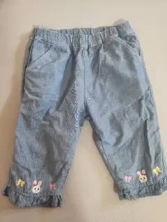 ミキハウス　うさこ　七分丈　ズボン　110