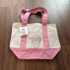 トレーダージョーズ　パステルミニトートバッグ　新品未使用　ピンク