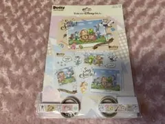 ダッフィーフレンズ ポストカード マスキングテープ