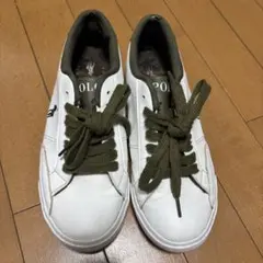 Polo Ralph Lauren スニーカー ホワイト オリーブのサムネイル