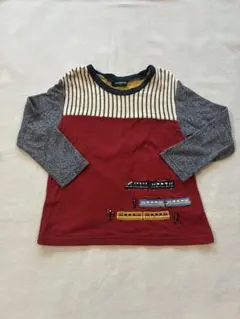 klädskaap クレードスコープ　110 長袖　カットソー　ニット　電車