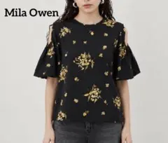 Mila Owen ミラオーウェン 花柄 0 オープンショルダー ブラウスのサムネイル