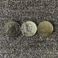 《当時物》ポケモンレトロ　バトルコイン◇リザードン　カメックス　カビゴン