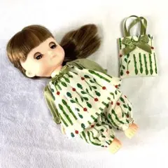 メルちゃんソランちゃんパジャマ　アスパラとラディッシュ　♪630