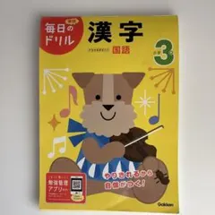 学研 毎日のドリル 国語 小学3年 漢字のサムネイル