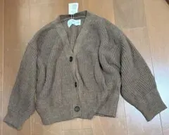 ピュアルセシンpualcecin⭐︎新品未使用タグ付きざっくり編みカーディガン