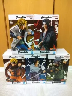 Grandista　フィギュア　ナルト　サスケ　カカシ　イタチ　ミナト