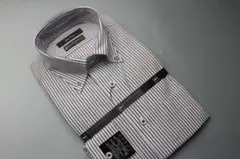 完全ノーアイロン　i-Shirt　M(39-82)ブラウン　BD長袖ワイシャツ