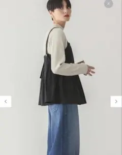 AMERICAN HOLIC 黒 キャミソール ビスチェ トップス Ｌサイズのサムネイル