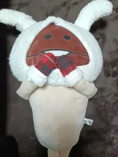 おさわり探偵 なめこ栽培キット 白ウサギなめこ BIGぬいぐるみ - メルカリ