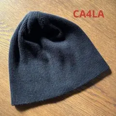 CA4LA（カシラ）ニットキャップ ビーニー　黒　ブラック
