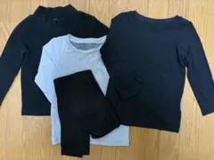UNIQLO キッズ アンダーシャツ、レギンス 4枚セット（110）
