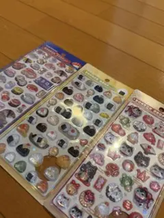 国内正規品　和柄　ボンボンドロップシール 3枚セット