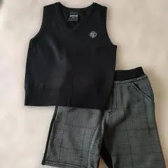 COMME CA ISM ハーフパンツ とベストのセット90サイズ