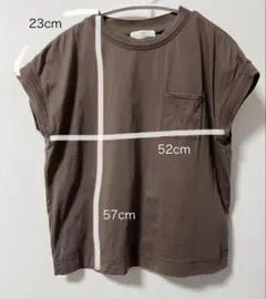 ブラウンTシャツ　Mのサムネイル