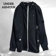 【UNDER ARMOUR】(LG)フルジップパーカー 伸縮性 スポーツ 機能性