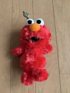【美品】USJ限定 セサミストリート エルモ ぬいぐるみマスコット キーホルダー