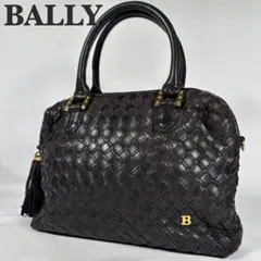 新品 BALLY ハンドバッグ 編み込み ブラック 2025年最新】BALLY バリー 編み込みハンドバッグの人気アイテム
