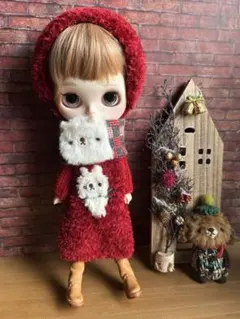 251114ネオブライス ★赤くまマフラーセット★