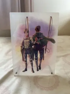 進撃の巨人　一番くじ　アクリルスタンド　リヴァイ　ハンジ