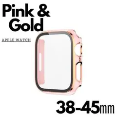 【ピンク＆ゴールド】 41mm アップルウォッチカバー AppleWatch