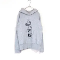 UNIQLO UT×Disney ミニーマウスプリントパーカ◆グレー◆S