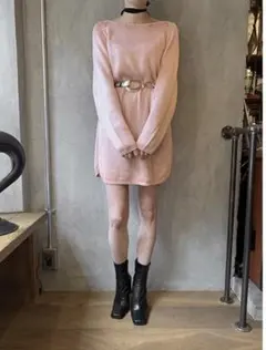 ガーリー　ワンピース 90's vintage ピンク