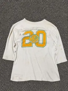 USA製 70s U.N.A. ラッセル ナンバリング フットボール T-sh - メルカリ
