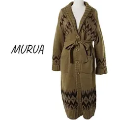 MURUA（ムルーア） ◇美品◇ 厚手 ロング カーディガン