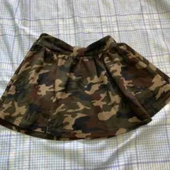 迷彩柄 フレアスカート 130サイズ