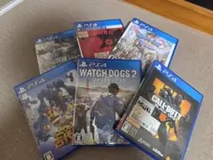 PS4 ソフト まとめ売り 6本 モンハン バイオ ドラクエ COD