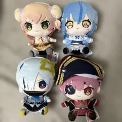 あんスタ　ぬいぐるみ　燐音　ニキ　こはく　HiMERU 新衣装セット あんスタ 新衣装ぬい Crazy:B 燐音 ニキ HiMERU こはく セット - メルカリ