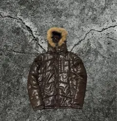 archive アーカイブ ファー 光沢 ダウンジャケット お兄系 y2k 平成