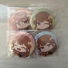 カラフルピーチ　カラピチコレクション缶バッチセット　えと
