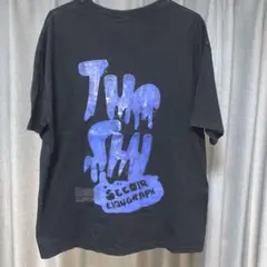 グラフィックプリント ブラックTシャツ