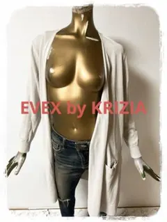 ☘️T20531☘️EVEX by KRIZIA ロングカーディガン 42