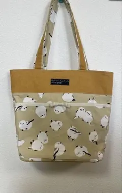 鳥柄キャンバストートバッグ