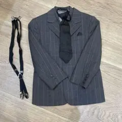 フォーマルスーツセット（ジャケット・パンツ・ネクタイ・サスペンダー）
