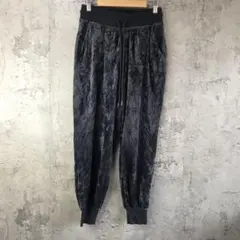 Y5814古着　無地パンツ　パジャマパンツ　チャコール　90s Y2K