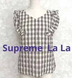 未使用品)Supreme La La  Ｖネック ノースリーブ ブラウス
