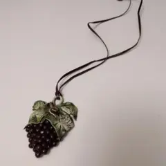 ぶどうモチーフ ネックレス アンティーク レトロ