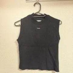 N WITH. ノースリーブ リブニット ブラックのサムネイル